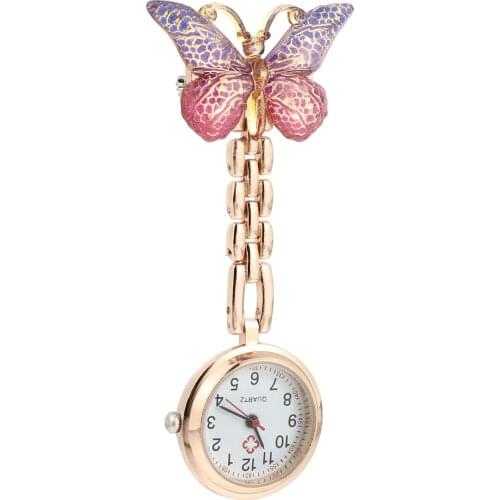 Colorful Watch Decor Nurse Fob Clip On Brooch Watch Hanging Pocket Watch