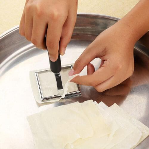 304 Stainless Steel Cokies Mold Ravioli Maker Stamp Pasta Wheel Round Ravioli Cutters Pizza Cutting Wheel for Pasta