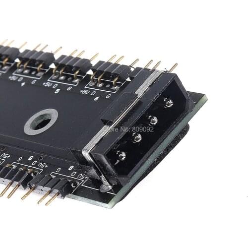 IDE/SATA Optional 1 to 11 ARGB HUB Ports 5V 3Pin Hub expander Splitter Cable 4.5A For Lighting Sync Cooler Cooling Adapter