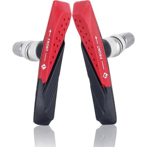 Quality MTB V Brake Pads for Linear Pull Brakes Threaded 73mm Wet Dry Conditions Low Noise