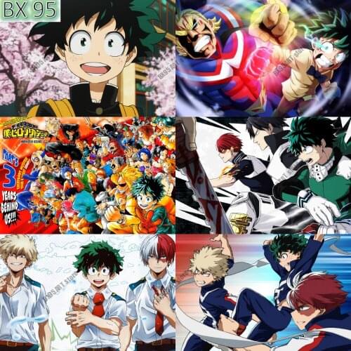 My Hero Academia Anime Diamond Painting 5D Diamond Embroidery Full Square Round Mosaic Kids Room Decoration Cross Stitch Kits