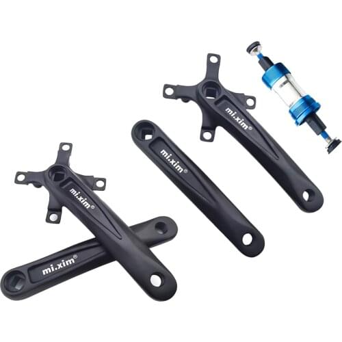 High Strength Bike Crank Set Bicycle Single Speed 4-Claw 170mm Crankarm BB