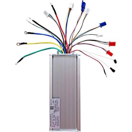 60v 1800w 12 Tubes Bldcm Controller Electric Bicycle Controller Intelligent Dual-mode Anti-theft For 2 Wheels E-bike parts