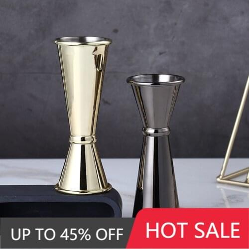 Japanese Stainless Steel Measuring Cup Jigger Double Spirit Bartender Cocktail Bar Jigger Design Home Bars Wine Accessories