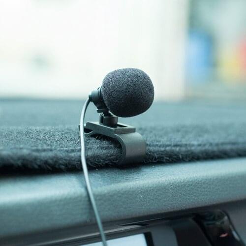 Mini Wired Professionals Microphone for Car Navigation Speaker Audio 3.5mm Clip Jack Stereo Mic 3M for GPS Auto DVD Radio
