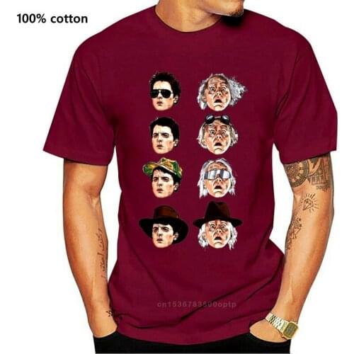 Fashion T Shirt Back to the Future Flux Capacitor Cult Film Short Sleeve Man Shirts Top Summer Cotton Shirt