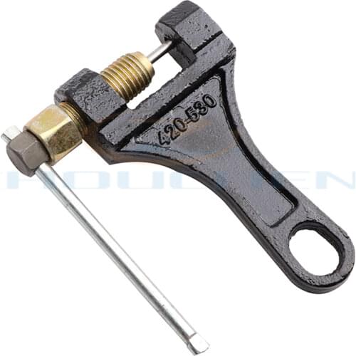 Motorcycle Chain Breaker Link Removal Splitter Motor Cutter Riveting Tool 420-530