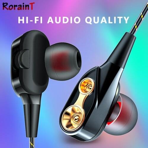 3.5mm Earphone 9D subwoofer earphone HIFI DJ in-ear earphone with microphone Gaming Music Headset for smart phone