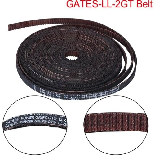 GATES-LL-2GT 2GT Belt Synchronous Belt GT2 Timing Belt 3D Printer Parts Width 6MM 10MM VS GT2-6MM Open Timing Belt For Ender 3