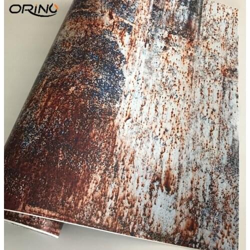 Rusting Wrap Vinyl Film Self-Adhesive PVC Car Sticker DIY Rusty Decal For Auto Scooter Motorcycle Laptop Car Wrap Foil Air Free
