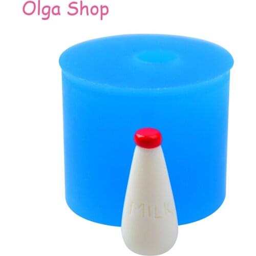 FYL581 21.9mm Bottle Silicone Mold - for Fondant, Cake Decoration, Cookie Biscuit, Resin Polymer Clay, Chocolate, Food Safe Mold