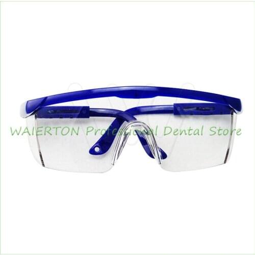 Dental Protective Eye Goggles Safety Glasses Blue Frame perfect Anti-fog glasses