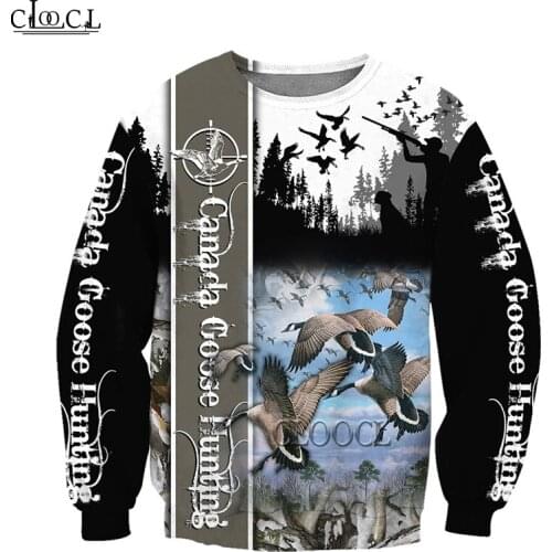 HX Beautiful Goose Hunting 3DPrint Hoodie Men Sweatshirt Unisex Streetwear Zip Pullover Casual Jacket Tracksuits Drop Shipping