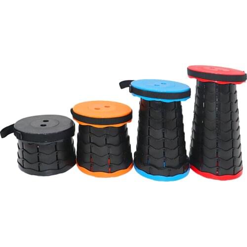 Telescopic Stool Outdoor Portable Outdoor Portable Stool Folding Chair Fishing Beaching Camping Home Office Beach