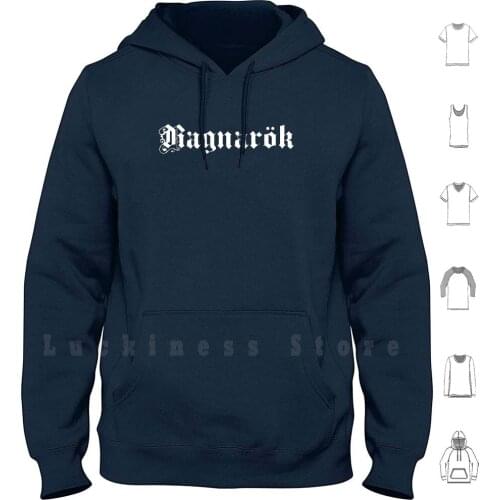 Ragnarok Hoodies Long Sleeve Ragnarok Odin Norse Mythology Vikings Gods Twilight