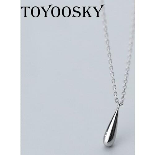 TOYOOSKY Silver Necklaces