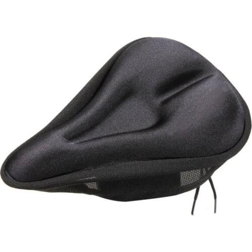 Memory foam 3d triangular groove cushion cruiser bicycle seat cover eco-friendly comfort mountain bike road bicycle saddle cover