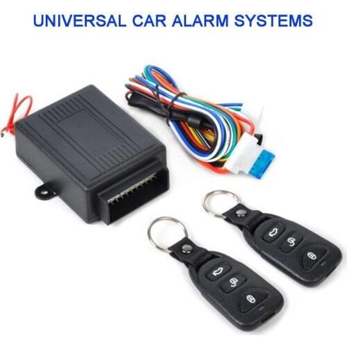 Universal Alarm Systems Car Remote Central Kit Door Lock Locking Vehicle Keyless Entry System Power Window Roll Up Trunk Closer