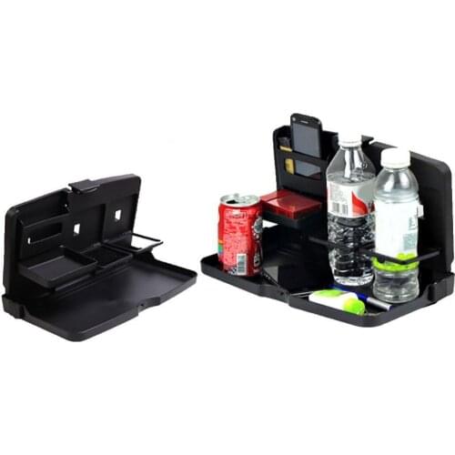 Universal Car Seat Back Drink Cup Holder Foldable Plastic Snack Food Table Tray Car Interior Accessories Universal Holder