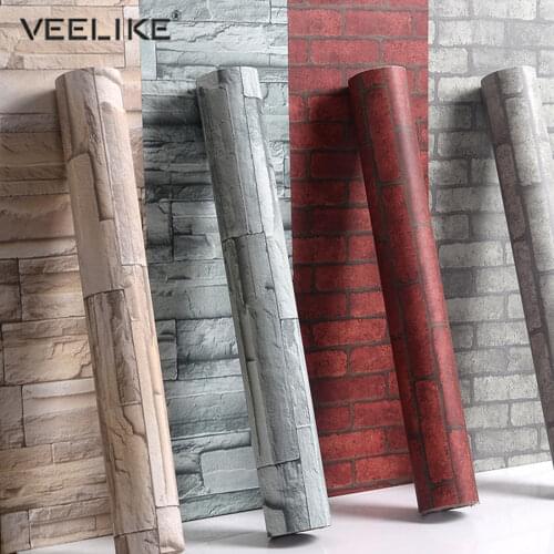 Обои под кирпич Veelike China At AliExpress