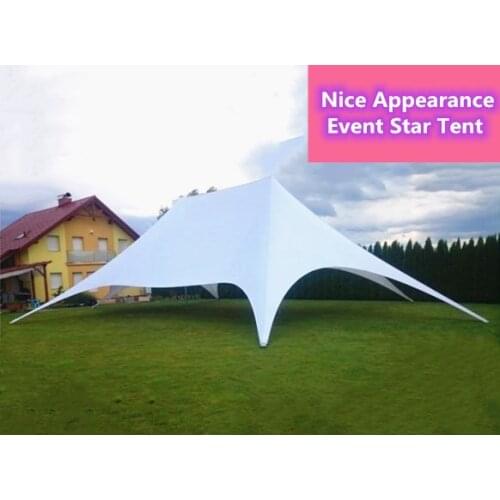 10m x 14m Twin Poles Star Marquee Shade Canopy Event Tent Trade Show Event Outdoor Party Wedding PVC Material Stretch Fly Tents