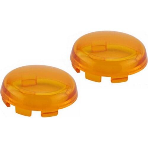 2pcs Motorcycle Turn Indicator Signal Light Lens Cover For Sportster 883 1200 Touring Road Dyna Softail Heritage Fatboy