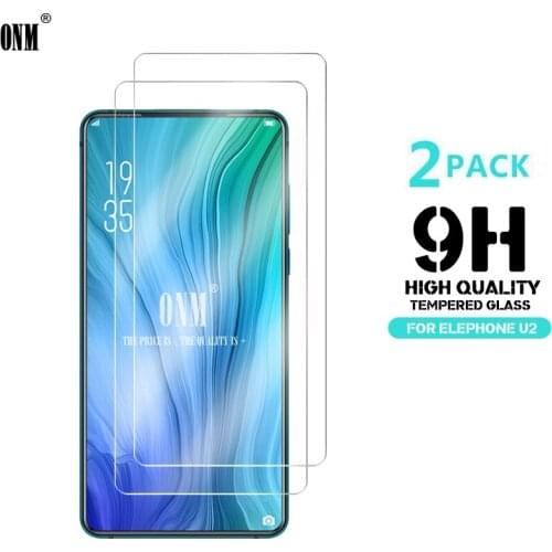 2Pcs Tempered Glass For Elephone A7 / U2 U3/ A6 Mini / A6 Pro Glass Screen Protector Tempered Glass For Elephone A6 Mini A6 Pro