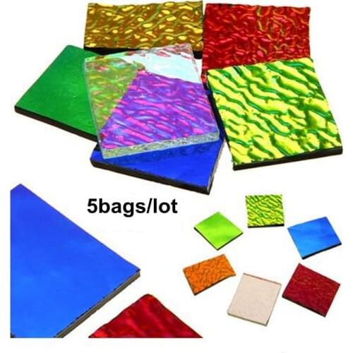 5bags/lot COE90 Dichoric Glass For Glass Jewelry In Extral Large Microwave Kiln