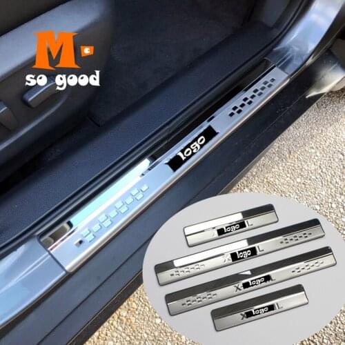 2014 2015 2016 2017 2018 For Nissan XTrail T32 Car Accessories X-Trail Rogue Scuff Plate Door Sill Pedal Stainless steel