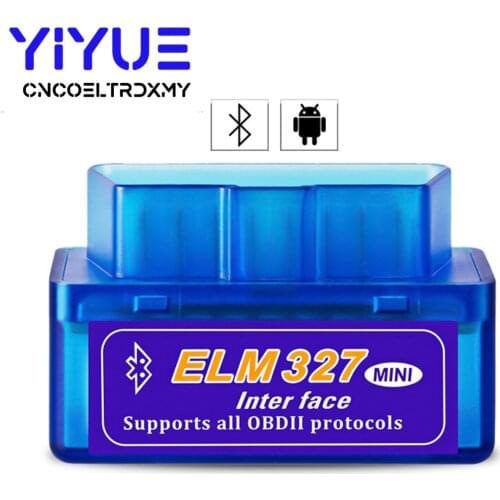 Super MINI ELM327 V2.1 Bluetooth OBD2 Car Diagnostic Tool Connector OBD-II coded reader interface For Android Symbian English