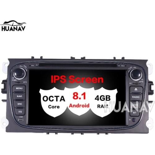 Car GPS navigation stereo multimedia For Ford Focus 2004-2011 car DVD player head unit 1 din radio Android 8.1 Satnav IPS Screen