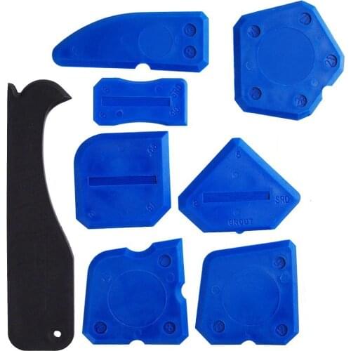 Free Shipping Professional Silicone Finishing Tool 8 Pieces Sealant Tools Caulking Kit Silicone Remover Sealing Tool
