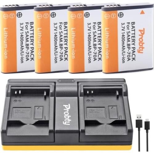 BP-70A Rechargeable Li ion Battery For Samsung PL80 PL90 PL100 ES70 DV100 DV10 ST100 ST150F ST30 ST50 ST60 ST93 ST94 ST95 ST96