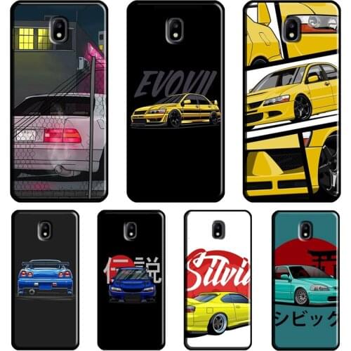 Yellow Jdm Cars Cover For Samsung Galaxy A8 A6 A7 A9 2018 J8 J4 J6 Plus J1 A3 A5 2016 J3 J7 J5 2017 Case