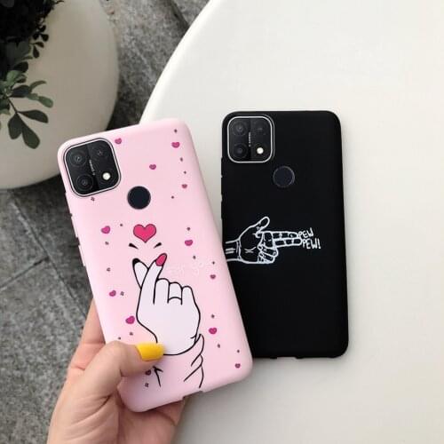 Phone Case For Oppo A15 Case CPH2185 2020 New Fashion Cartoon Back Cover For Oppo A15 A 15 Coque OppoA15 Soft TPU Fundas Bumper