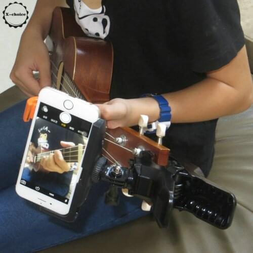 Guitar Phone Holder Cell Phone Holder Aid Musicians for Electric or Acoustic Guitars