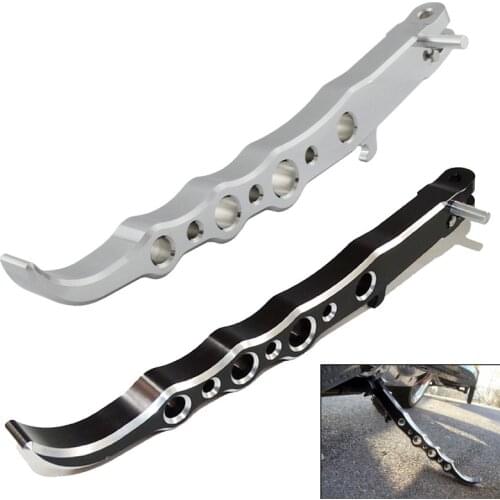 CNC Exotic Style Long Kickstand Kick Side Stand Foot Peg Support For SUZUKI Boulevard M109 R R2 M109R M109R2 VZR1800 2006-2019