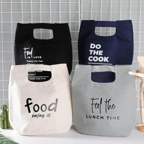 Insulated Heat Lunch Bags Thermal Women Picnic Bento Box Boys Thermo Pouch Fresh Keeping Food Container Accessory Product Items