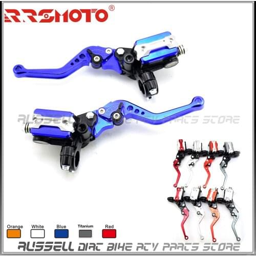 CNC Aluminum Clutch Brake Lever sets with Master Cylinder 7/8" 22mm For Racing Motorcycle Motorbike Pit Dirt Bike Parts