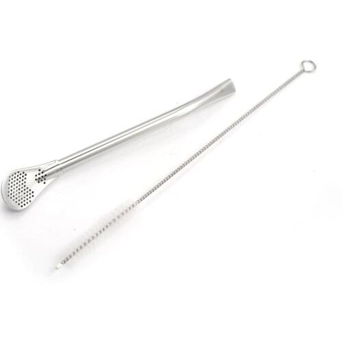 Washable Stainless Steel Drinking Straw Filter Handmade Yerba Mate Tea Bombilla Gourd Practical Tea Tools Bar Accessories