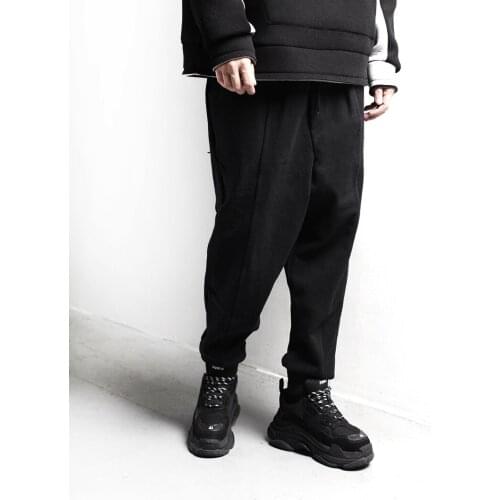 Mens pants in autumn and winter new fashion hip hop casual slacks mens jogging pants sports harlemen pants