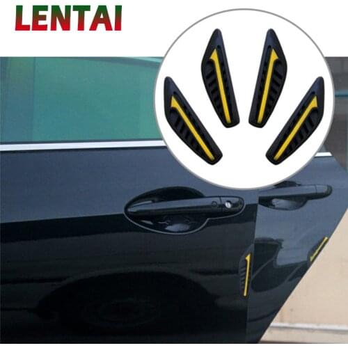 LENTAI 1Set Car door anti-collision stickers car mirror Anti-scratch For BMW E90 E60 E36 F30 F10 X5 E53 E34 Ford Fiesta Mondeo