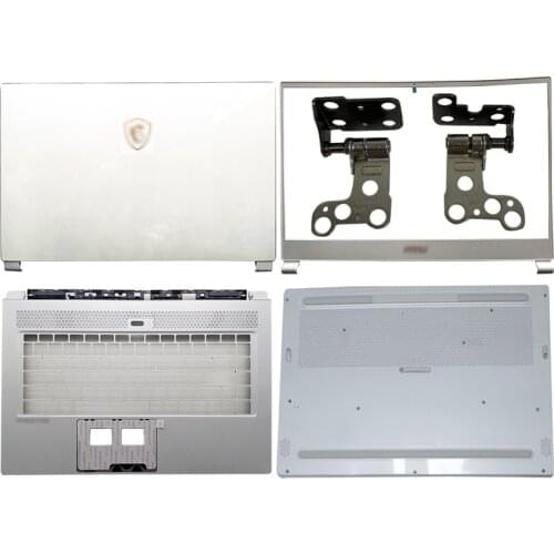 NEW White Laptop Case For MSI P65 WS65 GS65 MS-16Q5 Notebook LCD Back Cover/Front Bezel/Hinge/Palmrest/Bottom Case Computer Case