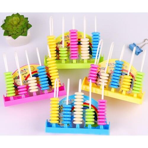 Early Education Student Enlightenment Abacus Math Teaching Supplies Counter Kid Prize Gifts 5 Rows Counter School Office Supply