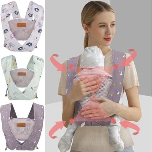 New Wraps Baby Carrier Backpack Breathable Ergonomic Cotton Newborn Infant Baby Sling Mochila Portabebe Ergonomico Baby Kangaroo