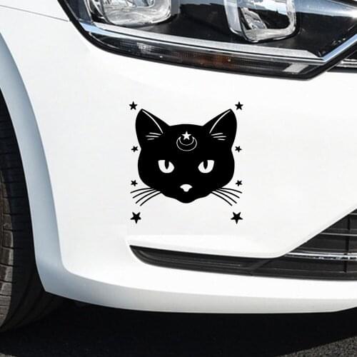 Lovely kitty Car Stickers Car Rearview Mirror Sticker Auto Body Styling Stickers Accessories