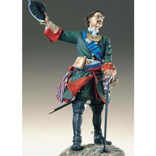 Unassambled length 90mm ancient Knight stand (with base ) Resin figure miniature model kits Unpainted