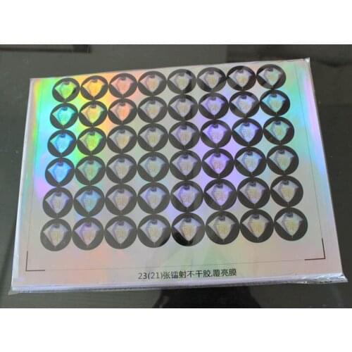 Waterproof print glass bottle food sticker label