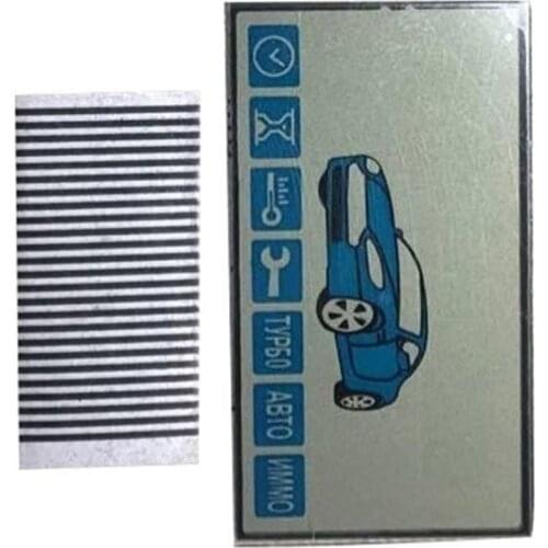 10PCS/lot Lcd Display Flexible Cable For Starline A93 A63 E90 E95 E85 B92 B94 2 Way Car Remote Keychain Lcd Screen Zebra Stripes