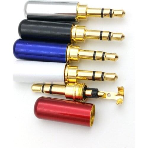 100pcs 3.5mm Stereo Mini Jack Plug soldering brass connector Selling